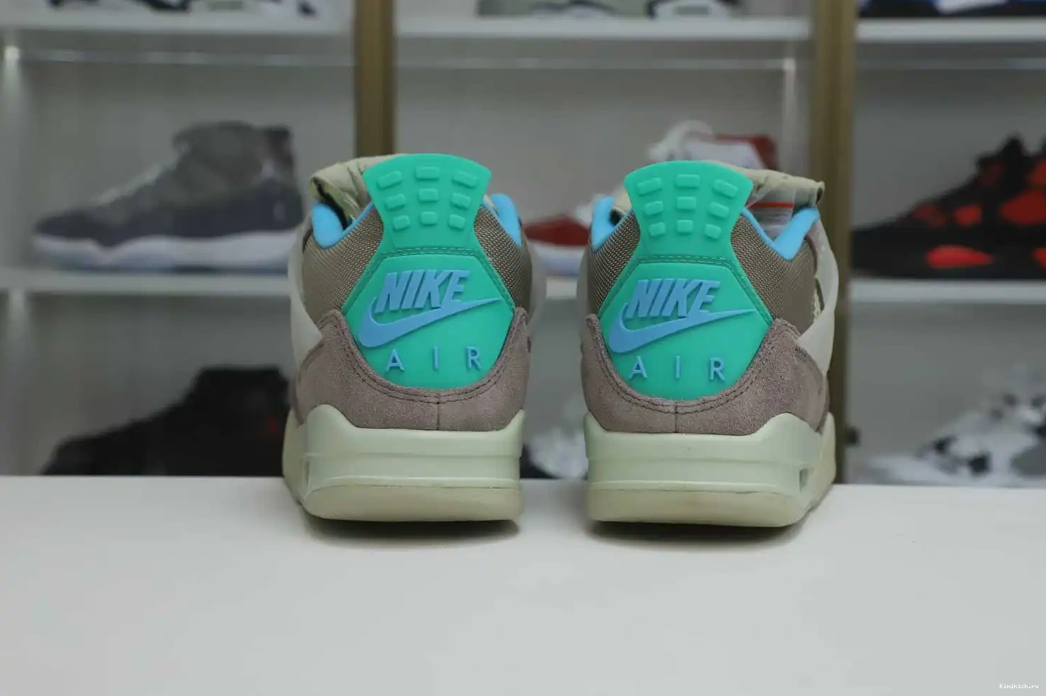 X RETRO Kimikick JORDAN LA 4 HAZE' 'TAUPE AIR UNION 0519